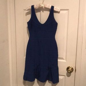 Herve Leger dress in blue